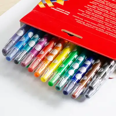 Kredki woskowe wykręcane Faber Castell 24 kolory