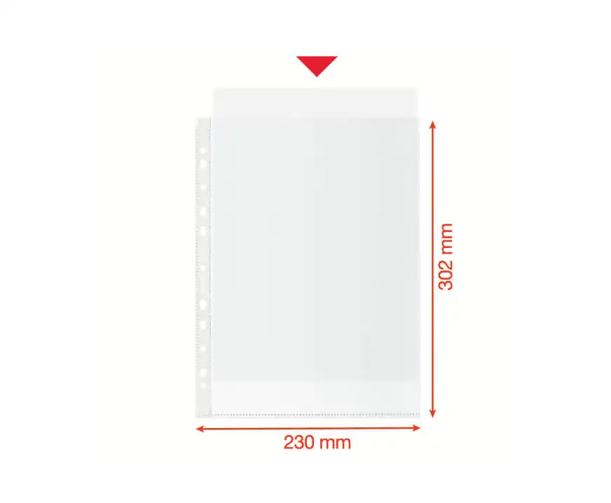Koszulki na dokumenty A4 100 mic ekologiczne Recycled Premium 50 sztuk Esselte