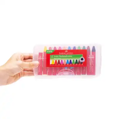 Kredki świecowe Faber Castell Jumbo 12 kolorów