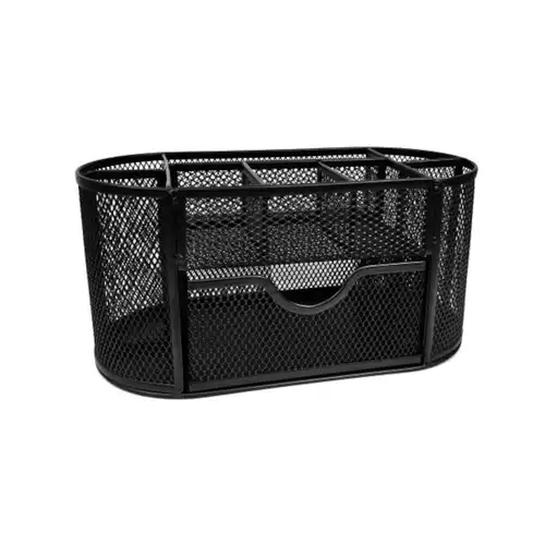 Organizer na biurko metalowy 5A Jumbo Net czarny