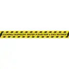 Taśma ostrzegawcza `Zachowaj bezpieczny odstęp` Office Products 50mm x 50m