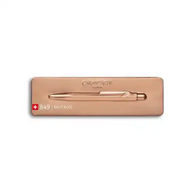 Długopis automatyczny Caran d`Ache 849 Brut Rose M w pudełku