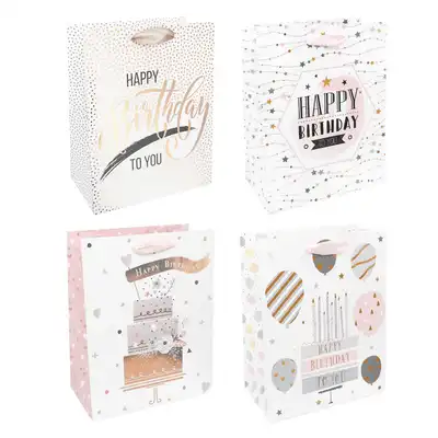 Torba ozdobna Happy Birthday 18x23cm