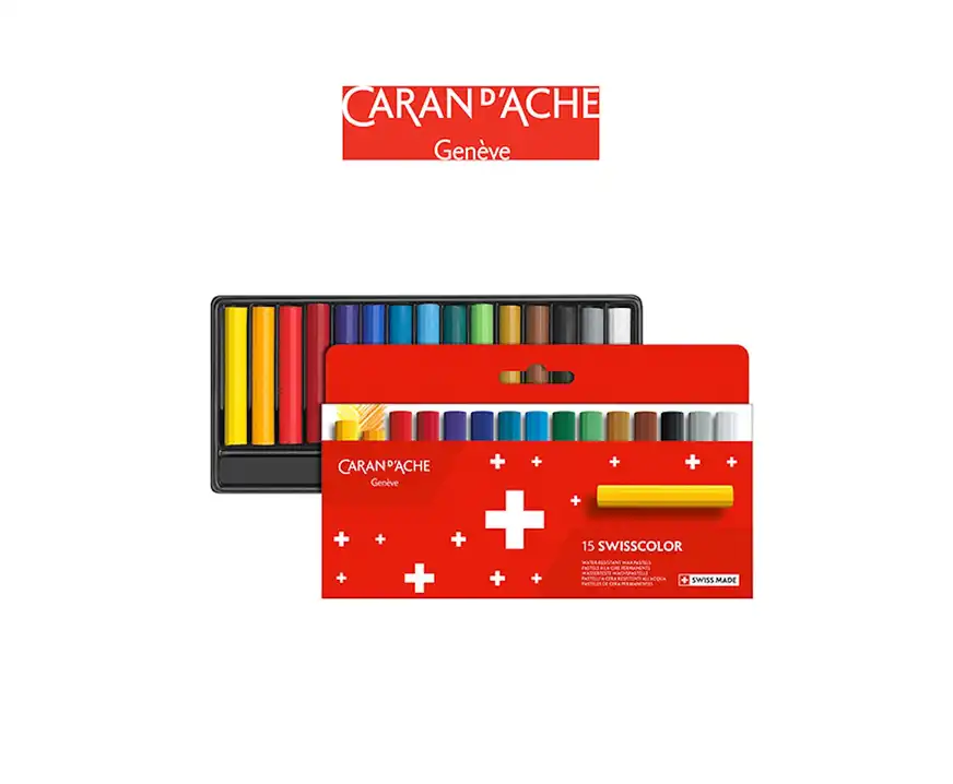 Kredki Caran d`Ache Swisscolor 30 kolorów metalowe opakowanie