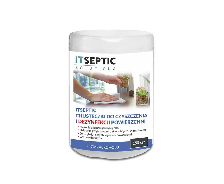 Chusteczki do czyszczenia i dezynfekcji powierzchni Itseptic