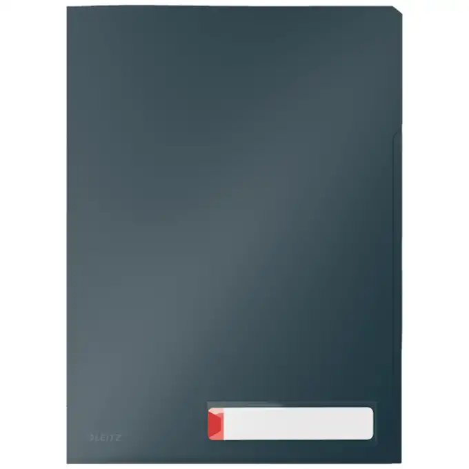 Folder z 3 przegródkami A4 Leitz Cosy szary