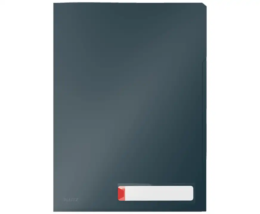 Folder z 3 przegródkami A4 Leitz Cosy szary