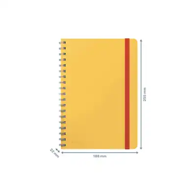 Kołonotatnik B5 80 kartek kratka Leitz Cosy szary