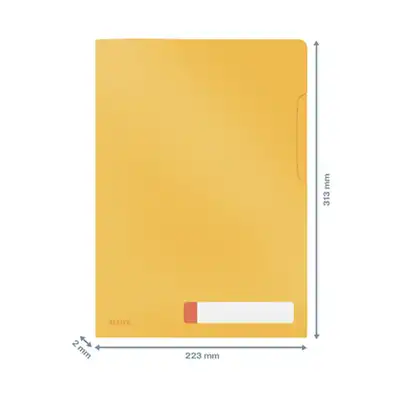 Folder z kieszonką na etykietę A4 Leitz Cosy niebieski