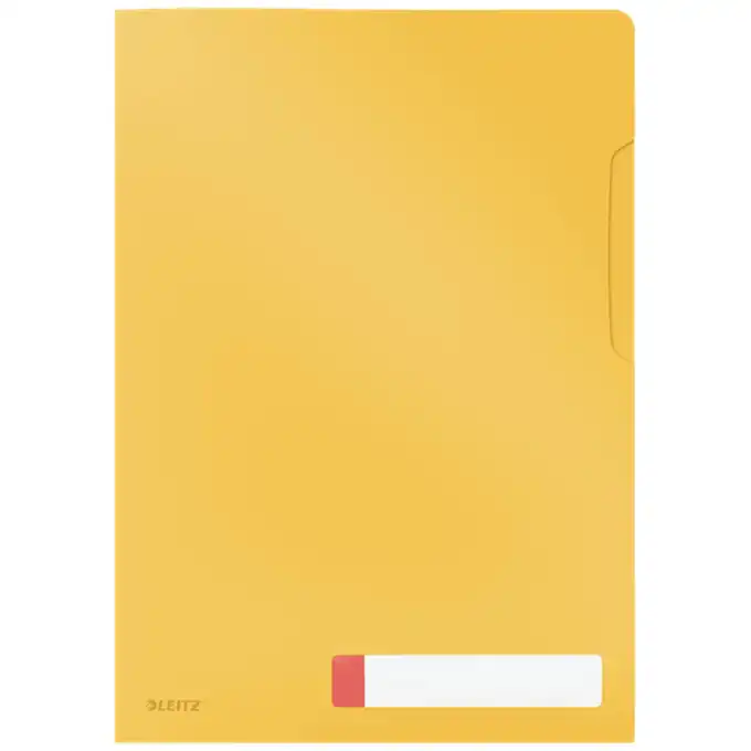 Folder z kieszonką na etykietę A4 Leitz Cosy żółty