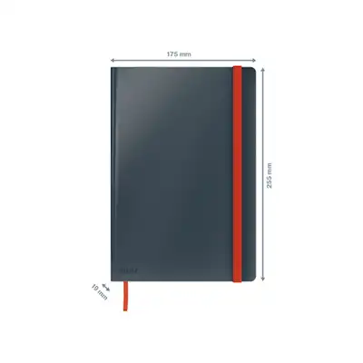 Notatnik B5 w kratkę 80 kartek Leitz Cosy Soft Touch niebieski