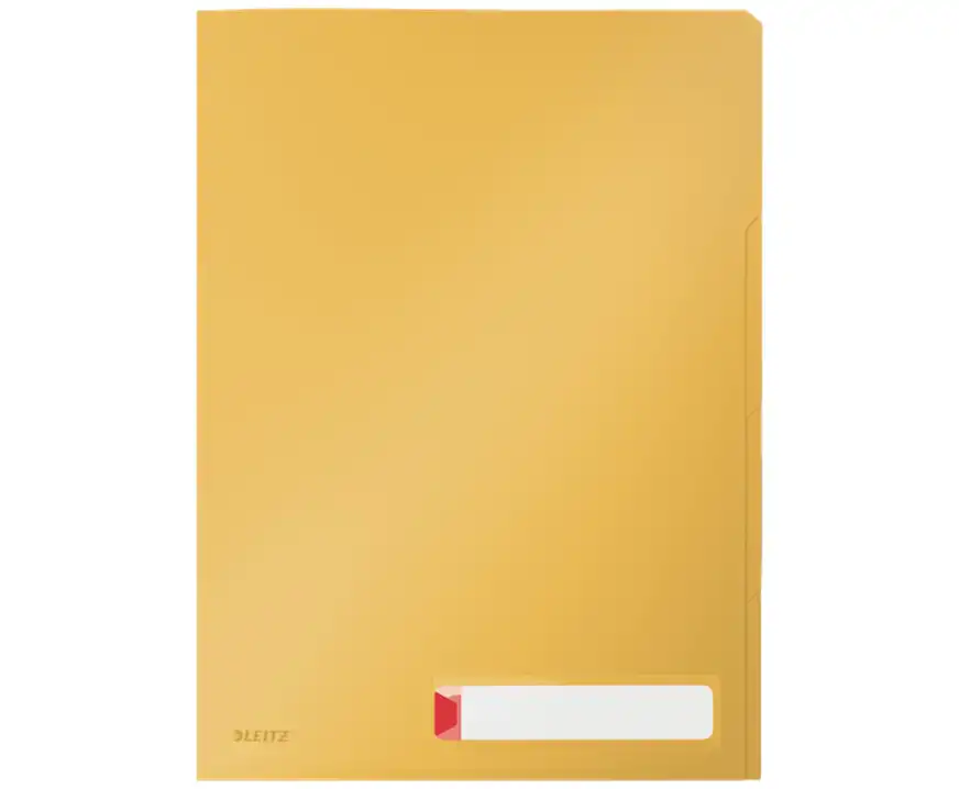 Folder z 3 przegródkami A4 Leitz Cosy żółty