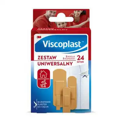 Zestaw plastrów Viscoplast 24 sztuki