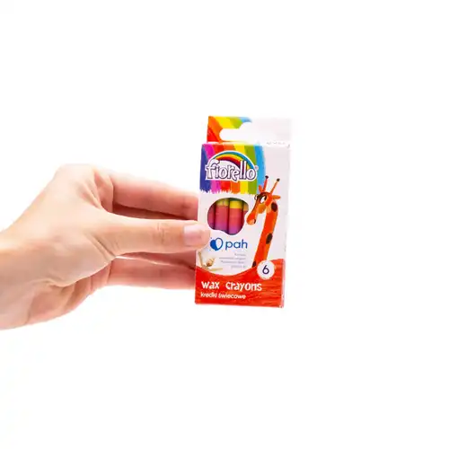 Kredki świecowe 6 kolorów Fiorello