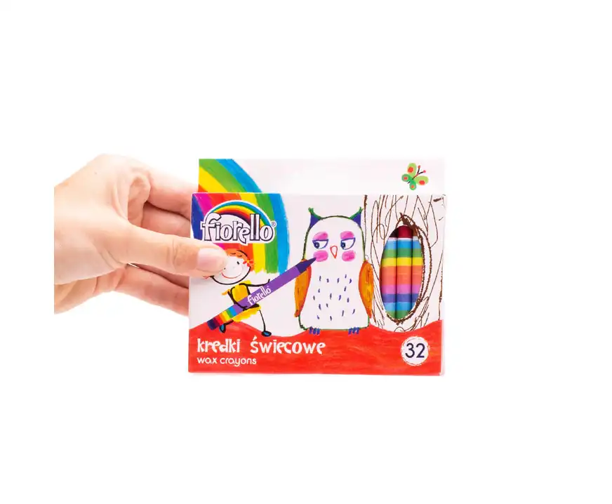 Kredki świecowe 32 kolory Fiorello