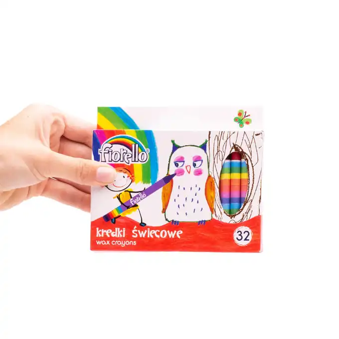 Kredki świecowe 32 kolory Fiorello