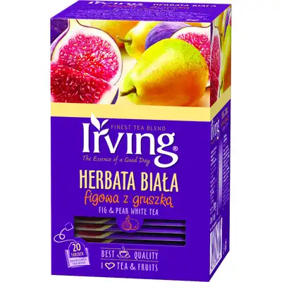 Herbata biała Irving figa z gruszką 20 torebek