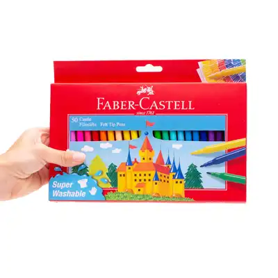Flamastry Faber Castell Zamek 50 kolorów