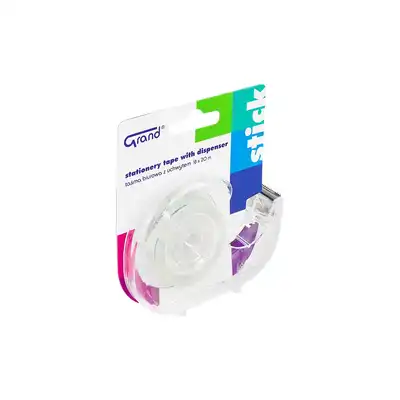 Taśma biurowa Grand z dyspenserem 18m x 20mm
