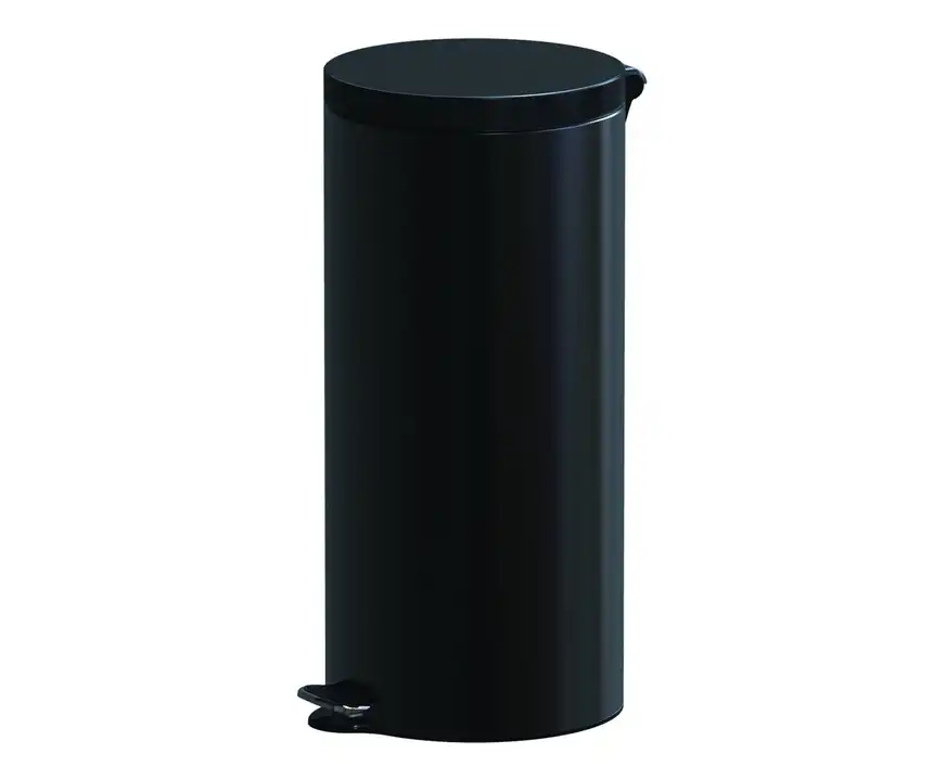 Kosz biurowy ze stali powlekanej Alda Freedom Fresh 30l czarny