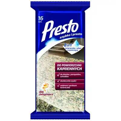 Ściereczki gospodarcze Presto do powierzchni kamiennych