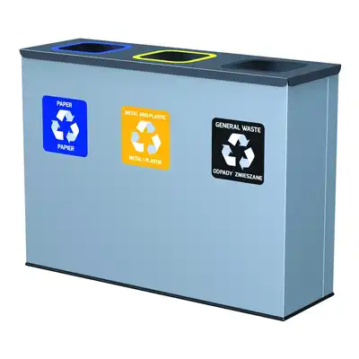 Kosz do segregacji 3x60l Alda Eko Station