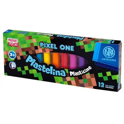Plastelina Astra Pixel One 12 kolorów