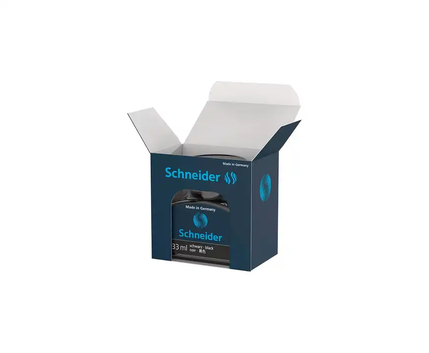 Atrament do pióra Schneider szklany kałamarz 33ml czarny