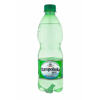 Woda Staropolanka gazowana 0.5l