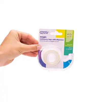 Taśma biurowa Magic Grand z dyspenserem 18m x 20mm
