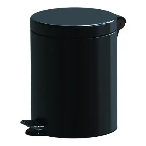 Kosz biurowy ze stali powlekanej Alda Freedom Fresh 5l czarny
