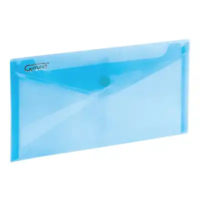 Teczka kopertowa na zatrzask Grand ZP-046 225x124mm niebieski