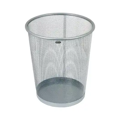 Kosz biurowy metalowy 12l GR-020 Grand srebrny