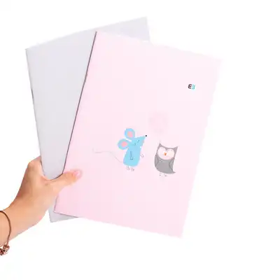 Zeszyt A4 w kolorową linie 32 kartki Interdruk