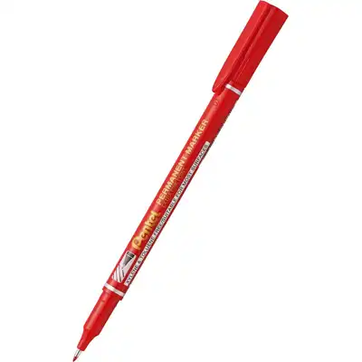 Marker permanentny Pentel 1.6mm czerwony