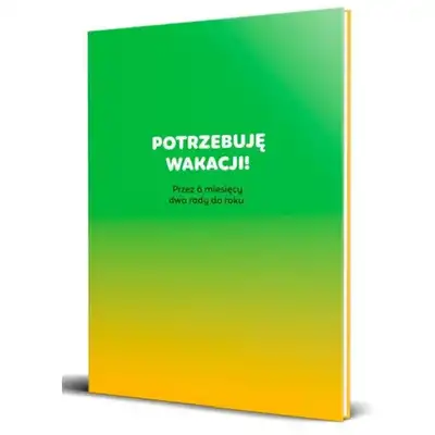 Brulion A5 96 kartek Pan Dragon Potrzebuje wakacji