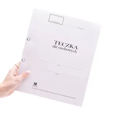 Teczka do akt osobowych oczkowa