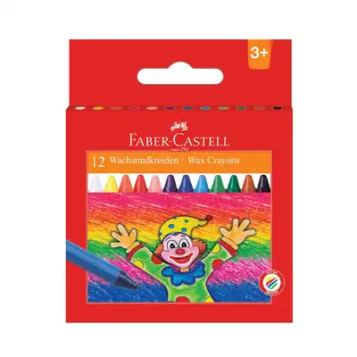 Kredki świecowe 12 kolorów Faber Castell