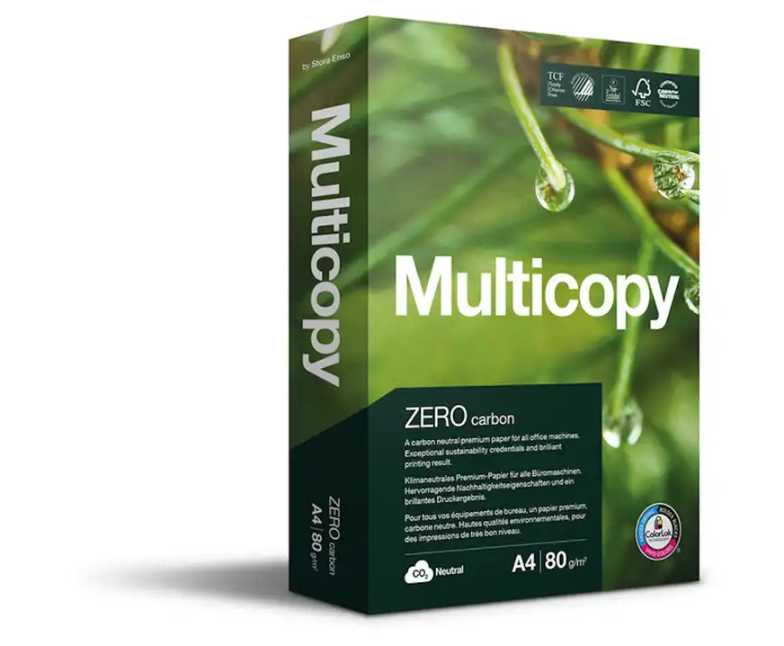Papier ksero A4 80g Multicopy Zero Wysoka Białość
