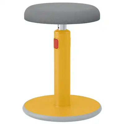 Stołek ergonomiczny Ergo Cosy Leitz żółty