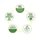 Przekładki do segregatora neutralne pod względem emisji CO2 Leitz Recycle 1-31 A4