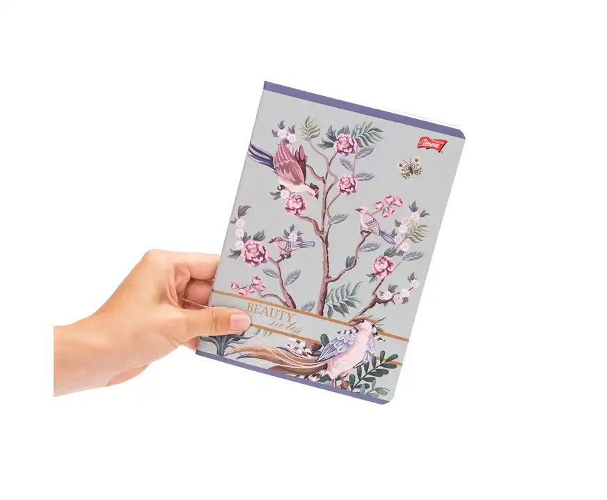 Zeszyt A5 w linię 60 kartek laminowany Magic Garden Unipap