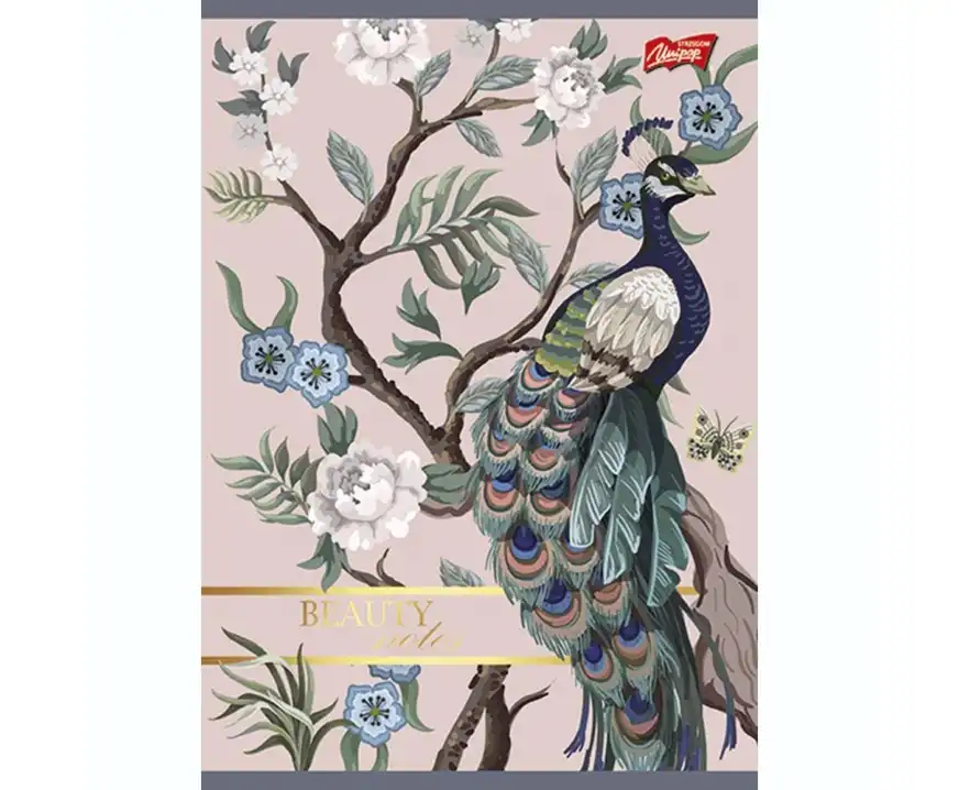 Zeszyt A5 w linię 60 kartek laminowany Magic Garden Unipap