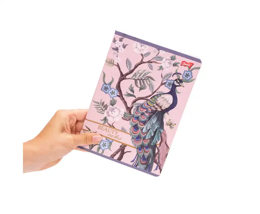 Zeszyt A5 w linię 60 kartek laminowany Magic Garden Unipap
