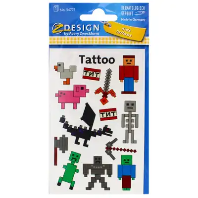Naklejki tatuaże Zweckform Kids Minecraft