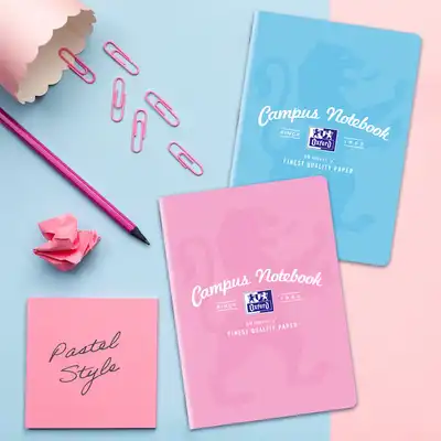 Zeszyt A5 60 kartek w linię Campus Pastel Oxford