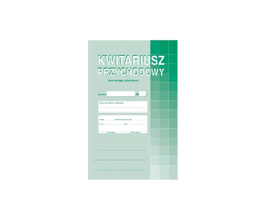 Kwestionariusz przychodowy (numerowany) A4 oryginał + 2 kopie