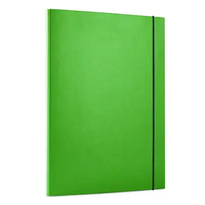 Teczka skrzydłowa z gumką Office Products A4 15mm zielony