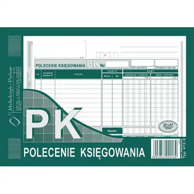 Polecenie księgowania A5