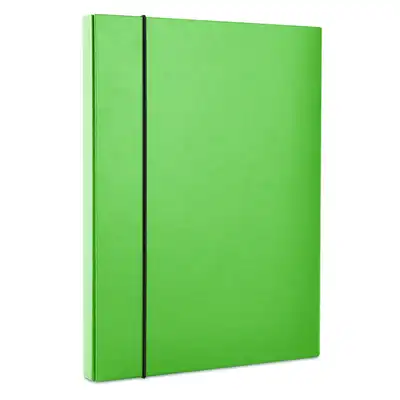 Teczka pudełko z gumką Office Products A4 40mm zielony